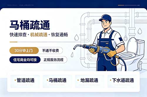 莱州马桶疏通