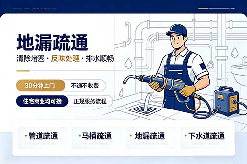 莱州地漏疏通